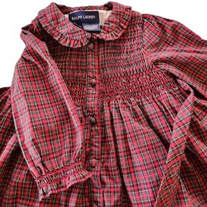 Ralph Lauren Tartan Plaid Dress 12mos